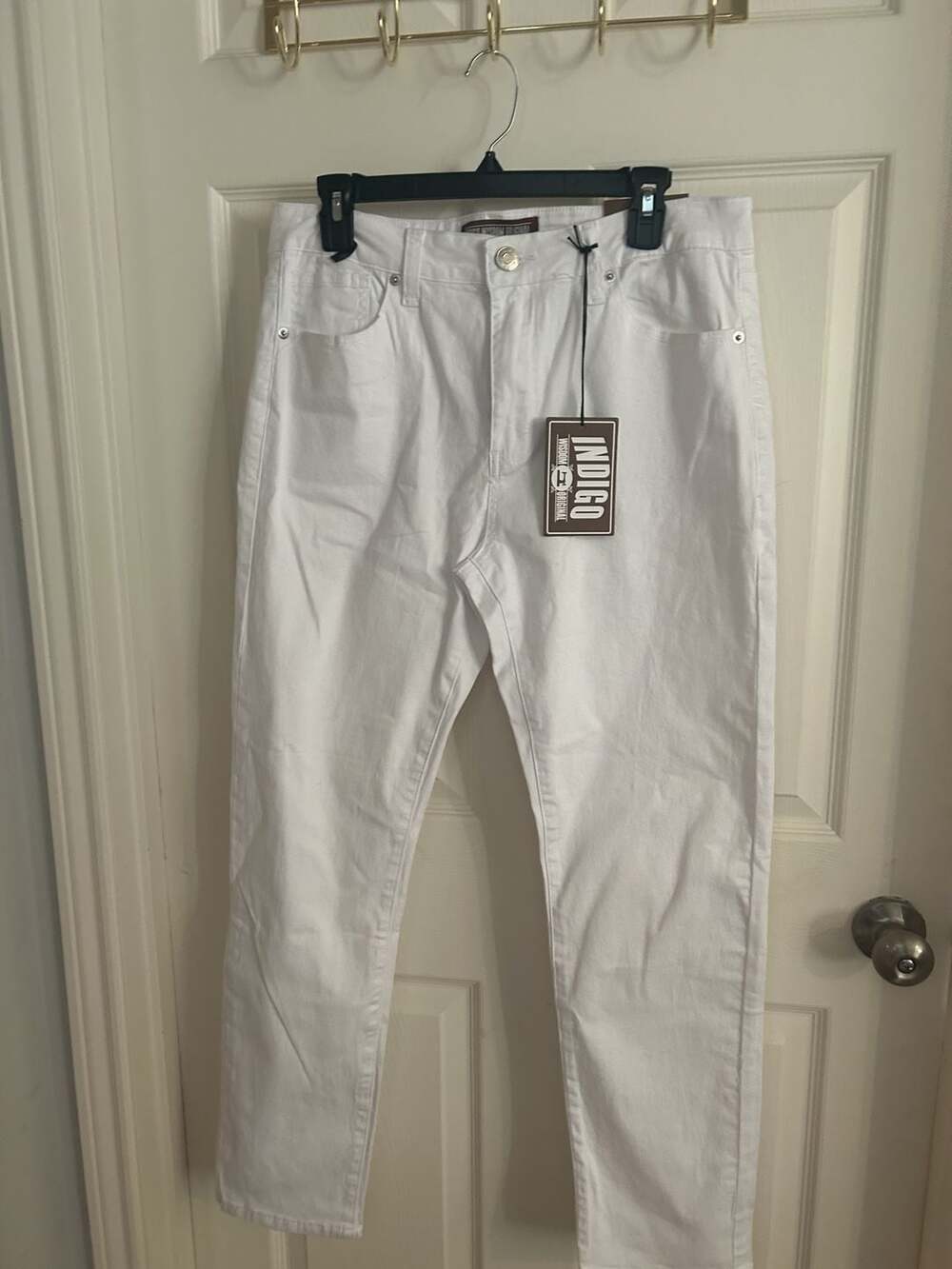 Indigo Wisdom Original Straight Jeans White